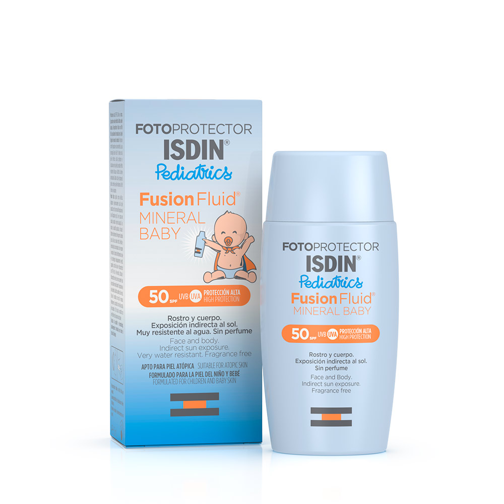 G-ISDIN FOTOPROTECTOR PEDIATRICS FUSION FLUID MINERAL BABY SPF50+ 50 ML