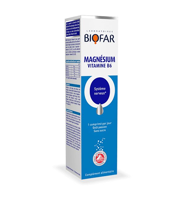 BIOFAR MAGNESIUM VITAMINE B6 - 20 CAPSULES