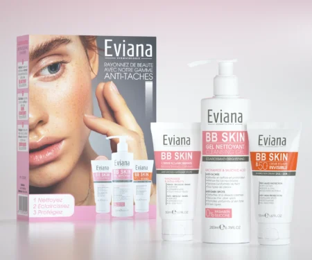 Eviana Creme Eclaircissant + Gel Nettoyant + Ecran Invisible PACK