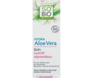 SO BIO CREME NUTRITIVE ALOE VERA PEAUX SENSIBLES ET REACTIVES 50 ML