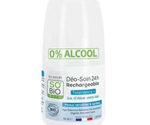 SO BIO DEO SOIN 24H RECHARGEABLE TOLERANCE + ALOE VERA BIO PEAUX SENSIBLES 50 ML