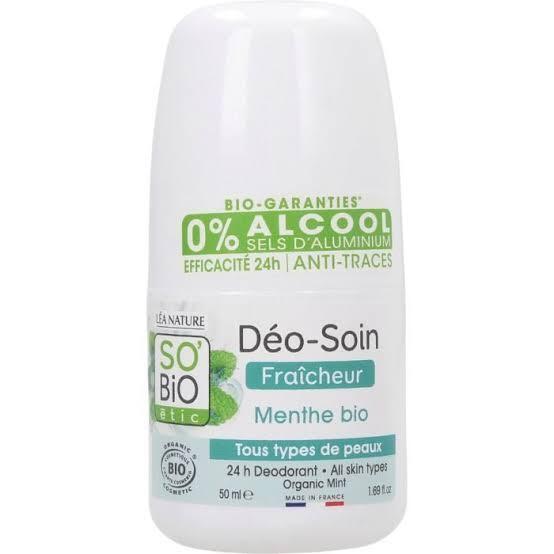 G-SO BIO DEO SOIN FRAICHEUR MENTHE BIO TOUS TYPES DE PEAUX 50 ML