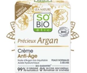 SO BIO PRECIEUX ARGAN CREME ANTI AGE PEAUX NORMALES A SECHES