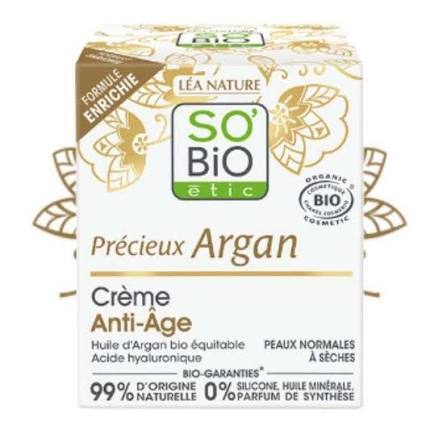 G-SO BIO PRECIEUX ARGAN CREME ANTI AGE PEAUX NORMALES A SECHES