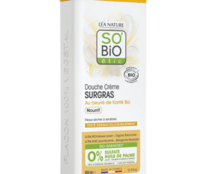 SO BIO DOUCHE CREME SURGAS AU BEURRE DE KARITE BIO NOURRIT 650 ML