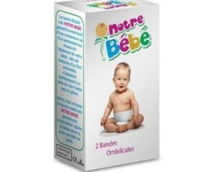 NOTRE BÉBÉ 2 Bandes Ombilicales