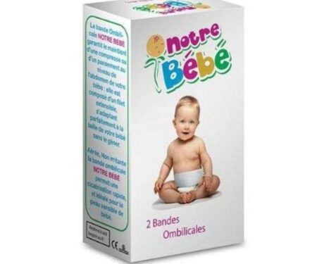 NOTRE BÉBÉ 2 Bandes Ombilicales