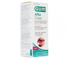 GUM AftaClear Bain de Bouche Aphtes et Lésions 120 ml Réf. 2410