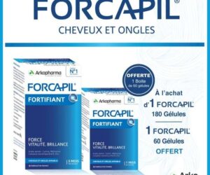 FORCAPIL Fortifiant Pack 180 Gélules + 60 Gélules Offertes