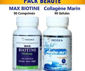INDOKA Pack Beauté Collagène + Max Biotine
