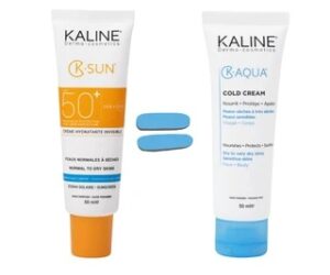 KALINE K-Sun Écran Invisible Peaux Normales à Sèches 50 ml + K-Aqua Cold Cream Pack