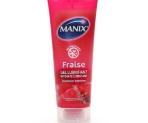 MANIX Gel Lubrifiant Douceur Extrême à la Fraise 80 ml