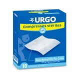 URGO Compresses de Gaze Stériles 40 × 40 cm - 10 Sachets Individuels
