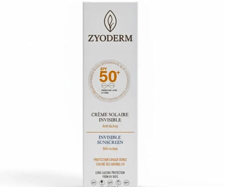 Zyoderm Crème Solaire Invisible Anti-Tache SPF50+ 50 ml