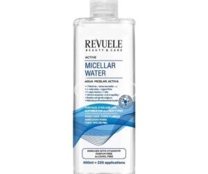 REVUELE ACTIVE EAU MICELLAIRE POUR VISAGE YEUX ET LEVRES TOUS TYPES DE PEAU 400 ML